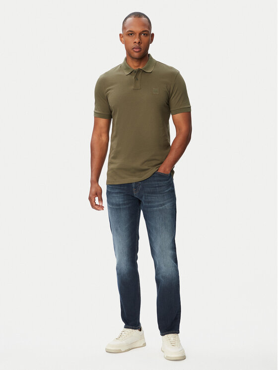 BOSS BOSS Поло Passenger 50507803 Хакі Slim Fit