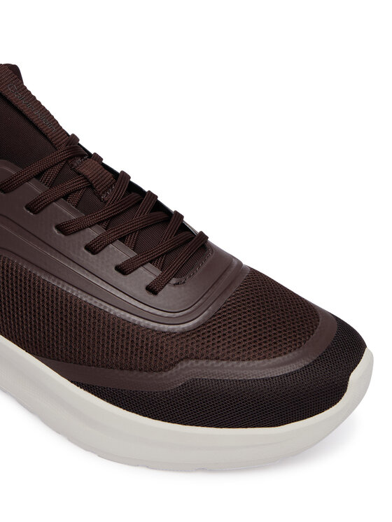Calvin Klein Snīkeri Calvin Klein Light Eva Run Lace Sock Mm HM0HM02164 Bordo