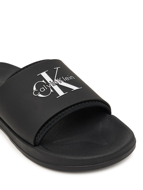 Calvin Klein Klapki Calvin Klein Ess Slide Rubber Neoprene HM0HM02229 Czarny
