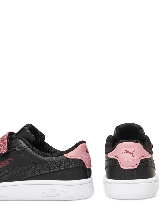 Puma Снікерcи Puma Smash 3.0 L Glitter Velcro V Inf 395610 07 Чорний