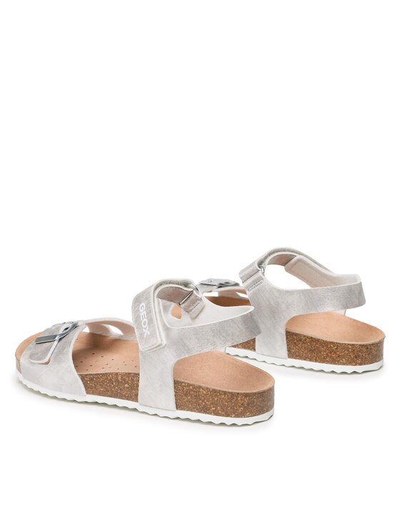 Geox Sandale Geox J Adriel G. C J028MC 000BJ C1007 D Argintiu