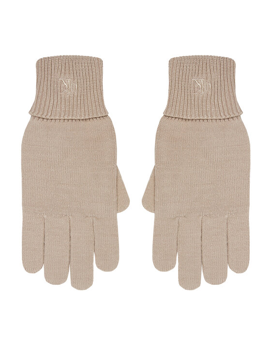 Calvin Klein Dámské rukavice Calvin Klein LV14F8021G Béžová