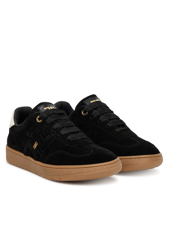 Elisabetta Franchi Снікерcи Elisabetta Franchi Low Cut Lace Up F4A9-E0340-0071 D Чорний