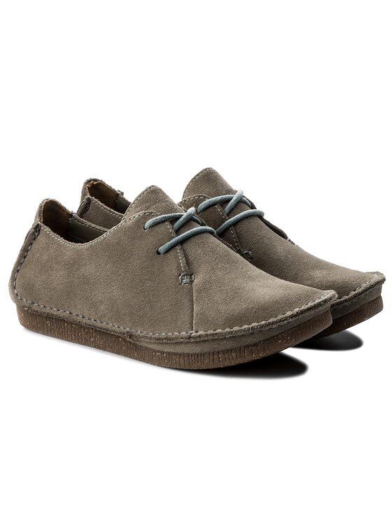 Clarks Félcipő Clarks Janey Mae 261323394 Szürke
