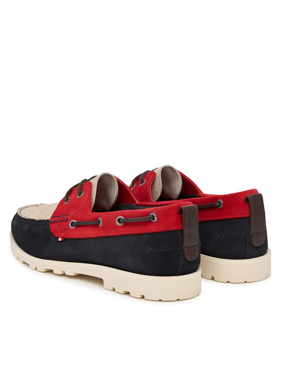 Tommy Hilfiger Mokasyny Tommy Hilfiger Light Sde FM0FM05747 Kolorowy