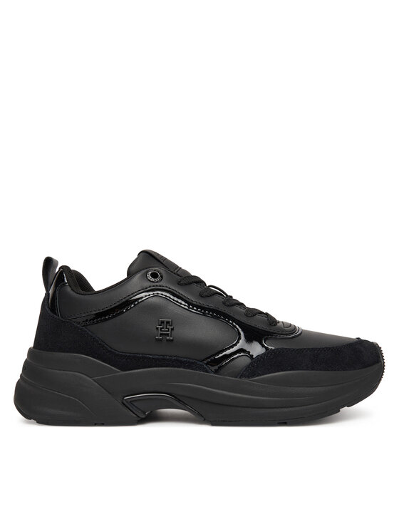 Tommy Hilfiger Αθλητικά Tommy Hilfiger Chunky Runner Patent FW0FW08840 Μαύρο
