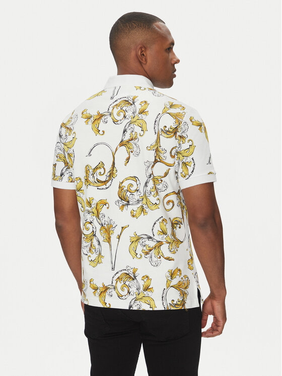 Versace Jeans Couture Versace Jeans Couture Поло 78GAG6S0 Білий Regular Fit