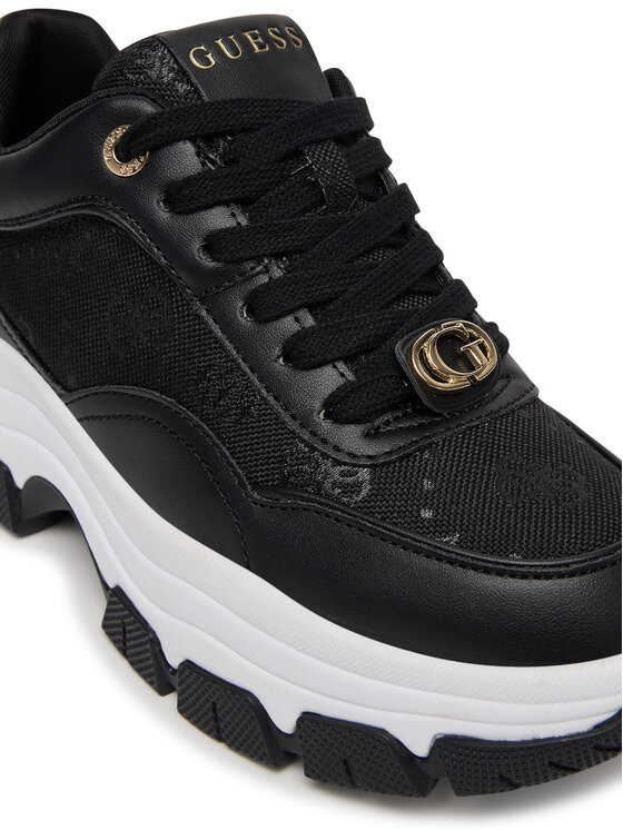 Guess Sneakersy Guess FLFBRT ELE12 Černá