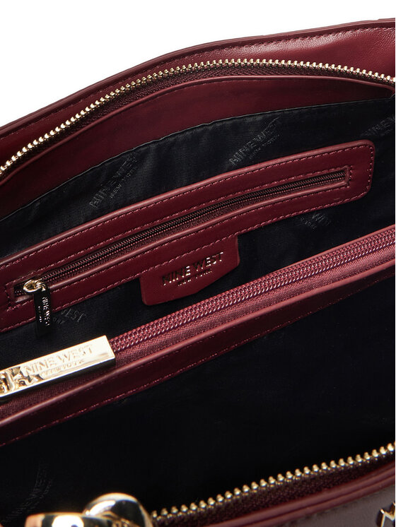 Nine West Ročna torba Nine West CEO-DAKOTA-II-LDA8007 Bordo rdeča