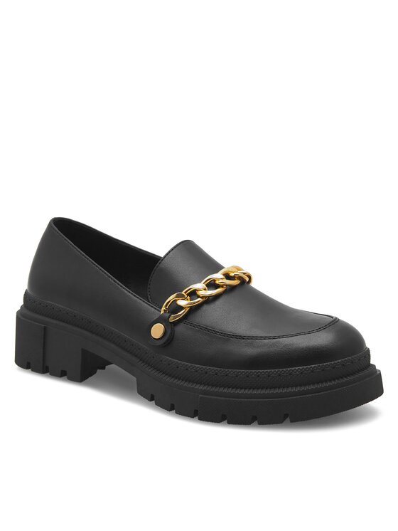 DeeZee Loafersy DeeZee BE ON TIME HL995-1 Czarny