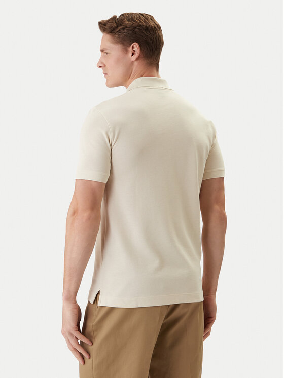 BOSS BOSS Polo Pallas 50553564 Crema Regular Fit