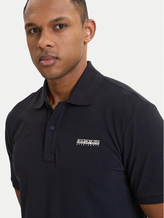 Napapijri Napapijri Polo E-Small Box NP0A88TQ Negro Relaxed Fit