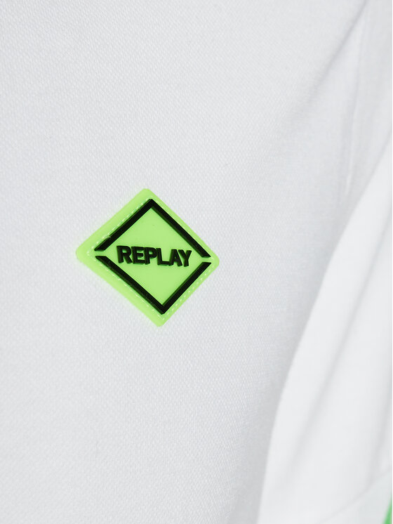REPLAY Replay Polo majica M3540A.000.20623 Écru Regular Fit