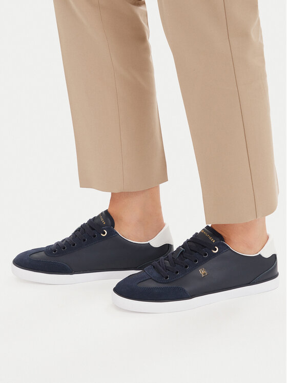 Tommy Hilfiger Sportcipők Tommy Hilfiger Th Chic Low Vulc FW0FW09391 Sötétkék