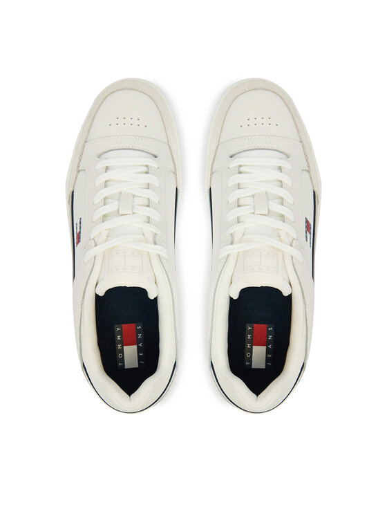 Tommy Jeans Sneakers Tommy Jeans Basket EM0EM01792 Alb