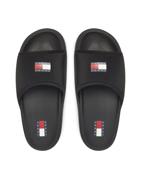 Tommy Jeans Чехли Tommy Jeans Tjw Comfy Pool Slide EN0EN02765 Черен