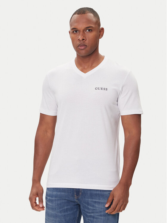 Guess Guess Conjunto de camisetas U5BG58 KCAM1 Blanco Regular Fit