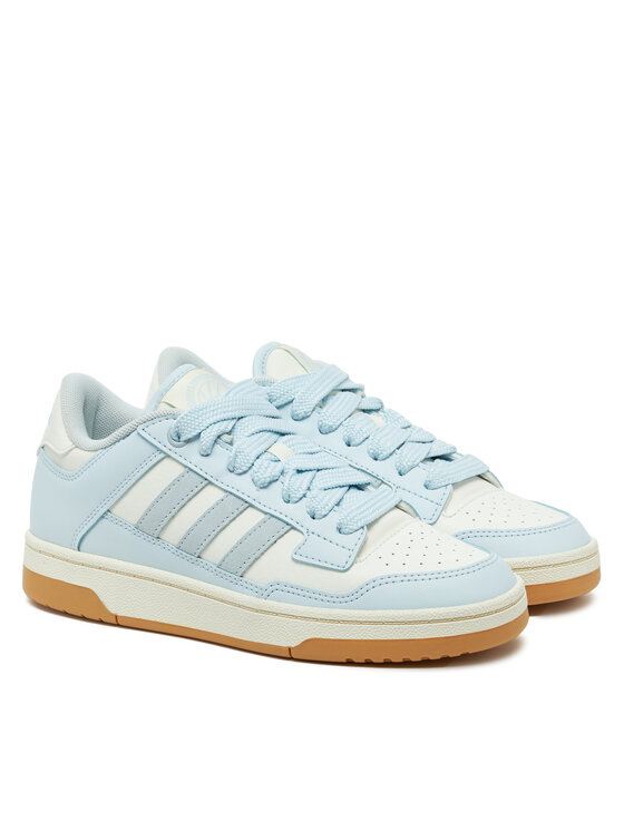 adidas Buty do koszykówki adidas Rapid Court Low JR3163 Błękitny