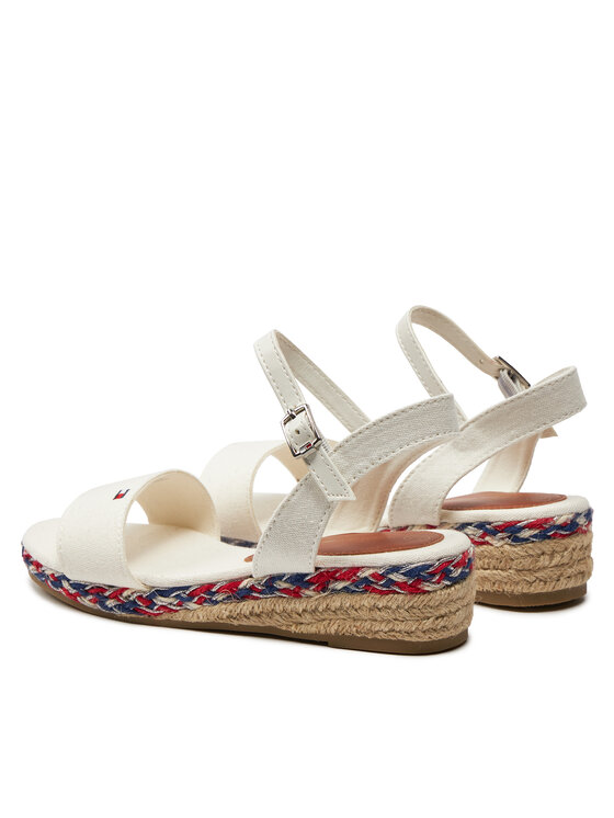 Tommy Hilfiger Еспадрили Tommy Hilfiger T3A7-33283-1703100 M Бял