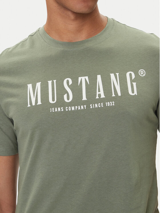 Mustang Mustang Camiseta Austin 1016853 Verde Regular Fit