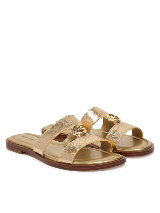 MICHAEL Michael Kors Шльопанці MICHAEL Michael Kors Ering Flat 40S6ERFS2M Золотий