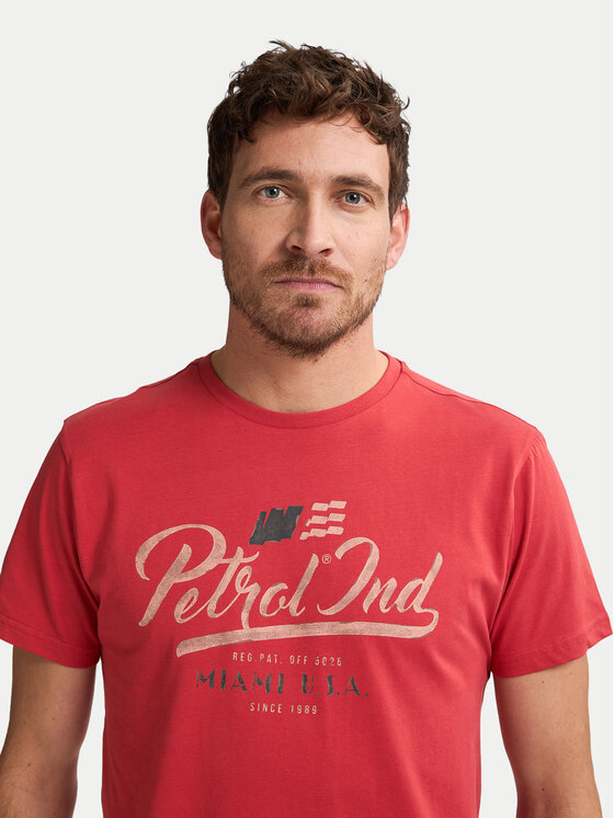 Petrol Industries Petrol Industries Camiseta M-1050-TSR600 Rojo Regular Fit