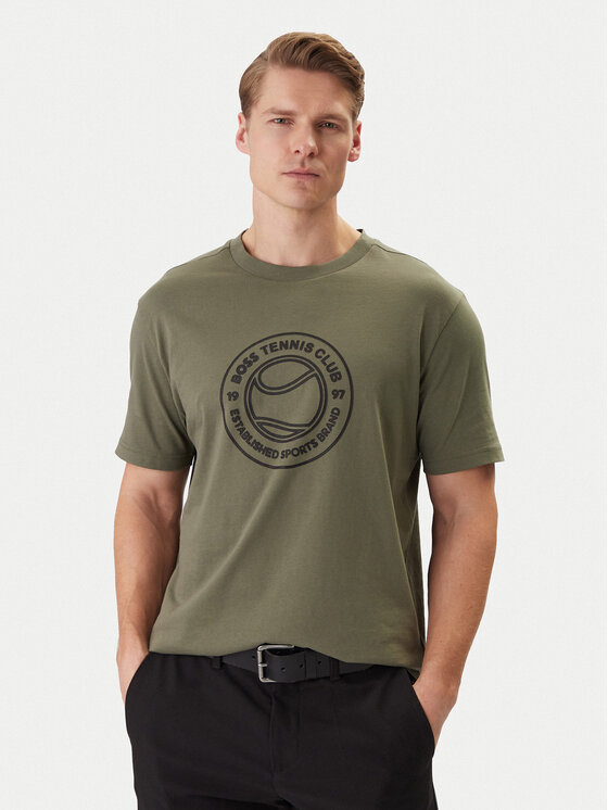 BOSS BOSS Camiseta Ts_Join Logo 50553648 Caqui Regular Fit
