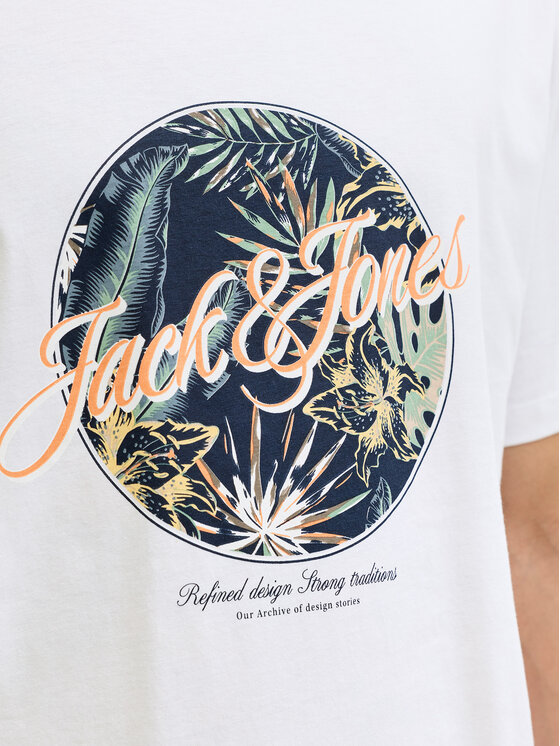 Jack & Jones Jack & Jones Camiseta Honolulu 12288088 Blanco Regular Fit