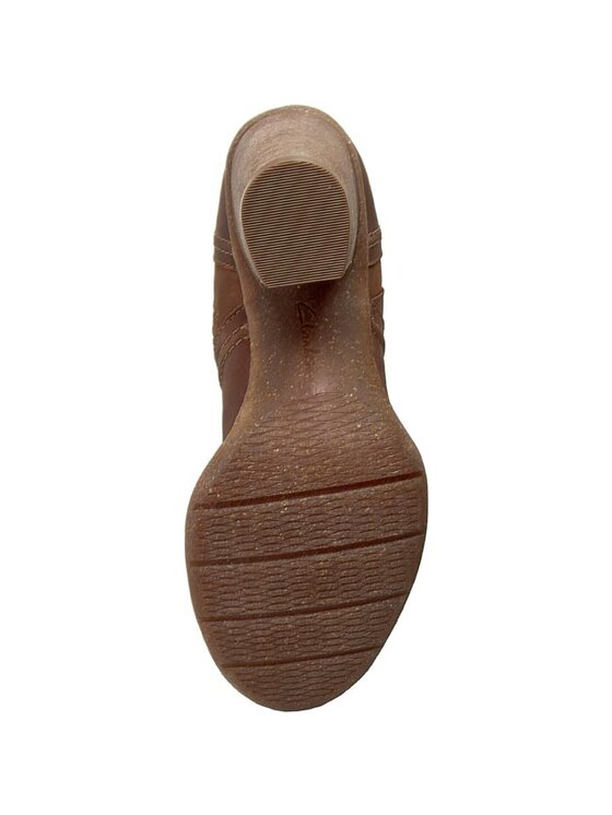 Clarks Čizme Clarks Carleta Paris 261204034 Smeđa