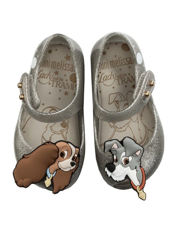 Melissa Pusbačiai Melissa Mini Melissa Ultragirl+Lady 32262 Sidabrinė
