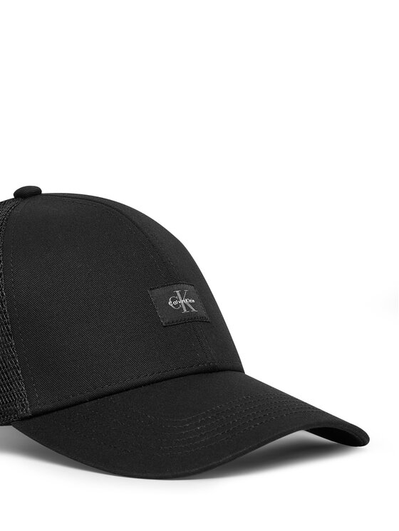 Calvin Klein Baseball sapka Calvin Klein Monologo Woven Patch Trucker LV04D5099G Fekete