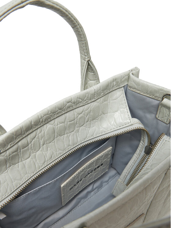 Marc Jacobs Torbica Marc Jacobs The Croc Embossed Tote Bag H022L01RE22 Écru