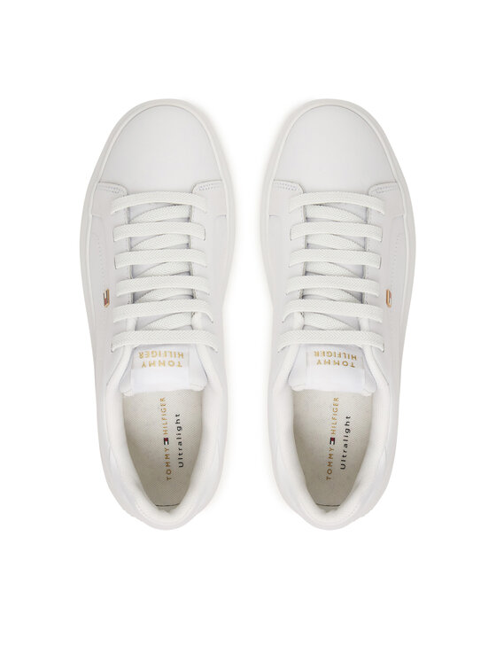 Tommy Hilfiger Sneakersy Tommy Hilfiger Th Icon Court Light FW0FW08948 Bílá