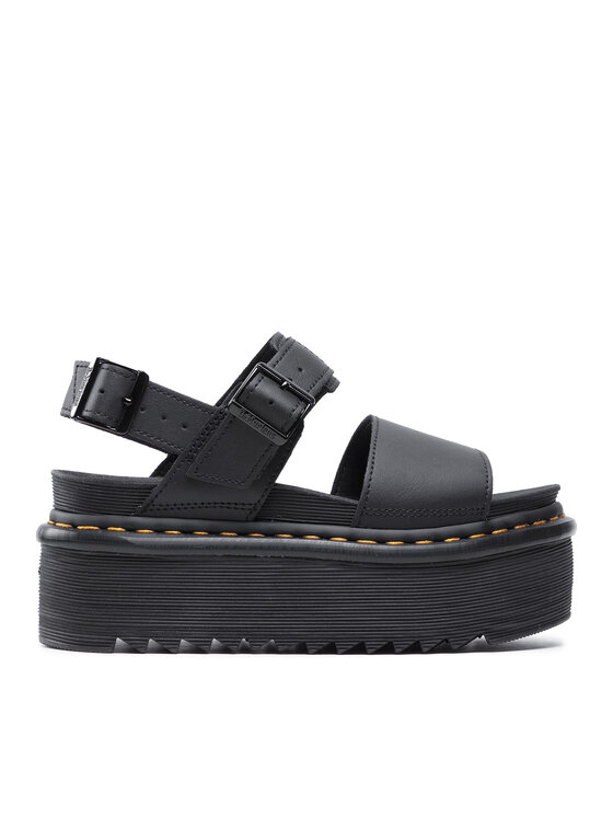 Dr. Martens Босоніжки Dr. Martens Voss Quad 26725001 Чорний