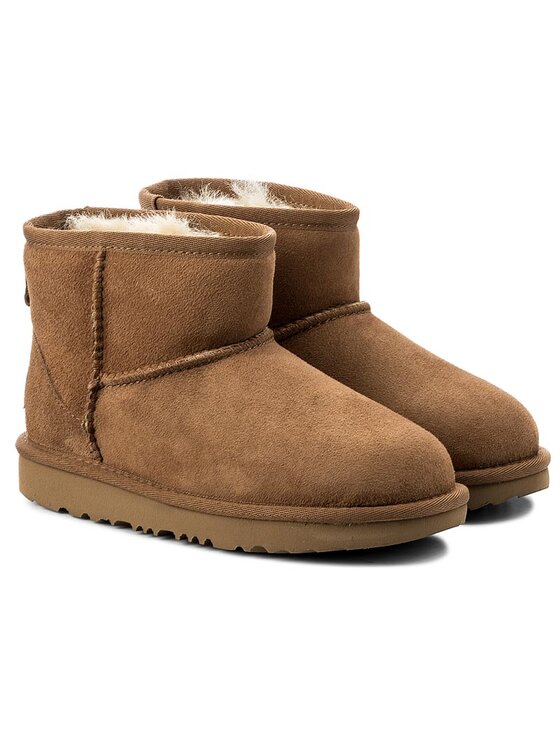 Ugg Снігоходи Ugg Classic Mini II 1017715K Коричневий