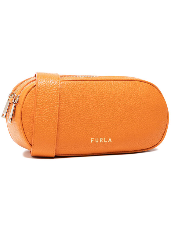 Furla Ročna torba Furla Real WB00253-HSF000-MD000-1-007-20-RO-B Oranžna