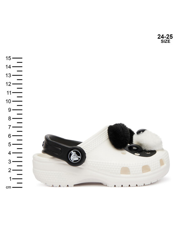 Crocs Papucs Crocs Classic IAM Panda Clog T 213838 Fehér