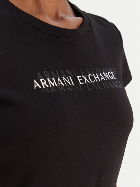 Armani Exchange Armani Exchange Camiseta XW002038 AF10356 UC001 Negro Slim Fit