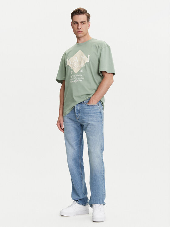 Karl Kani Karl Kani T-shirt PD00005357 Zelena Relaxed Fit
