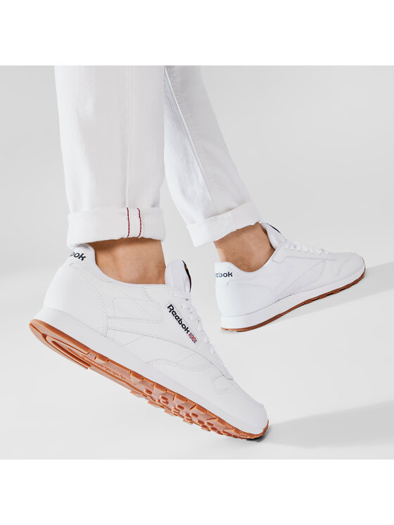 Reebok Sportcipők Reebok Cl Lthr 49799 Fehér
