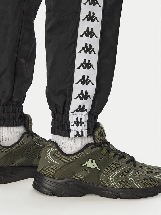 Kappa Kappa Pantalones de chándal Orfeo 36235NW Negro Comfort Fit