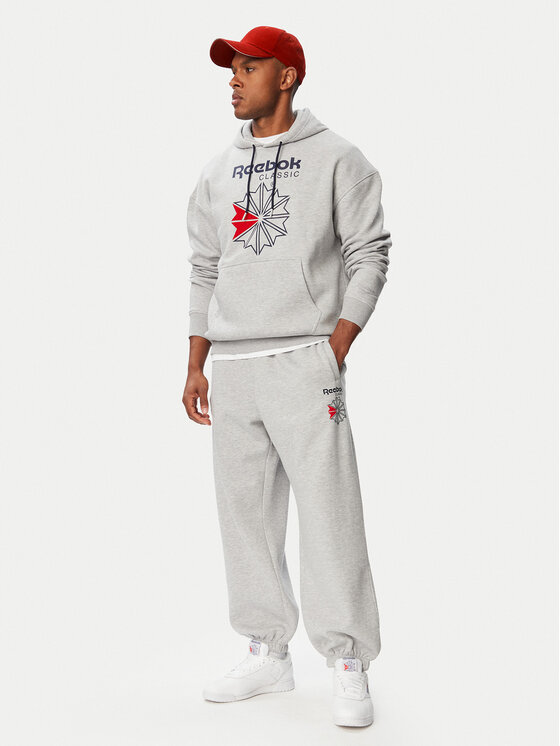 Reebok Reebok Pantalones de chándal Eryk RK25733CCM Gris claro Regular Fit
