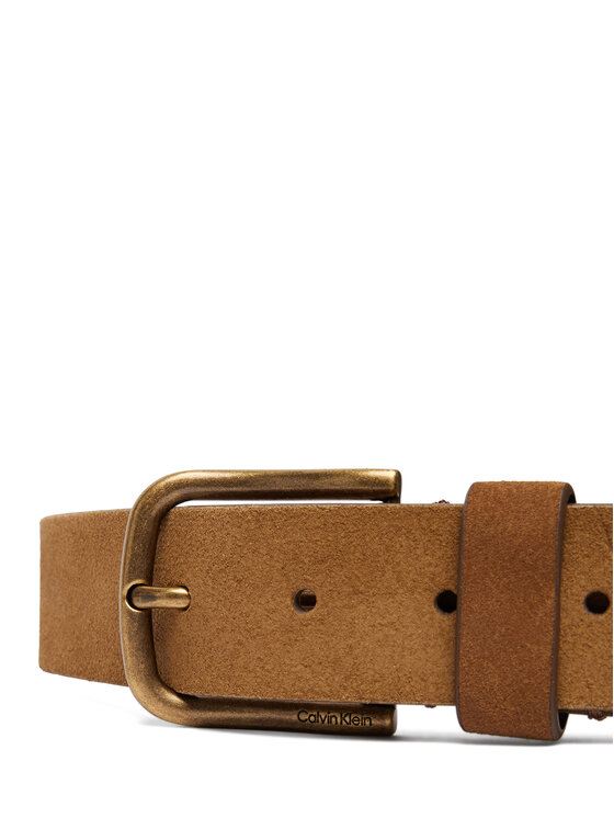 Calvin Klein Curea Calvin Klein Round Buckle Suede 35Mm Fixed LV04D7070G Maro