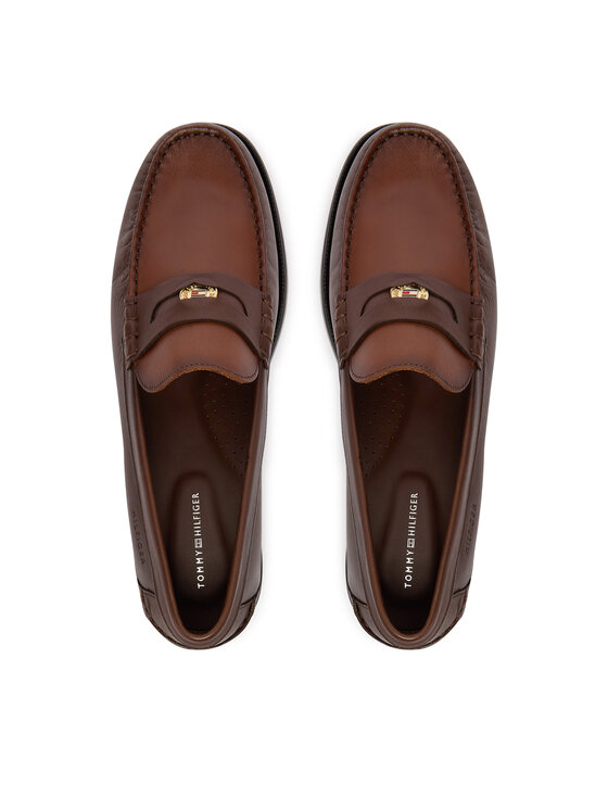 Tommy Hilfiger Mokasyny Tommy Hilfiger Penny Crust FM0FM05836 Brązowy