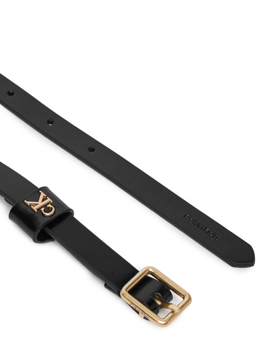 Calvin Klein Curea Calvin Klein Square Buckle Ck Loop 15Mm LV04F7146G Negru