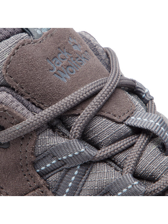 Jack Wolfskin Παπούτσια πεζοπορίας Jack Wolfskin Vojo Hike 2 Texapore Low W 4032391 Γκρι