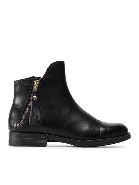 Geox Īsie zābaki Geox J Agata C J5449C 00043 C9999 S Melns