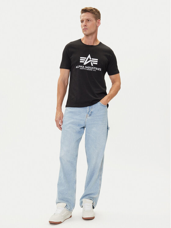 Alpha Industries Alpha Industries Футболка Basic T-Shirt 100501 Чорний Regular Fit