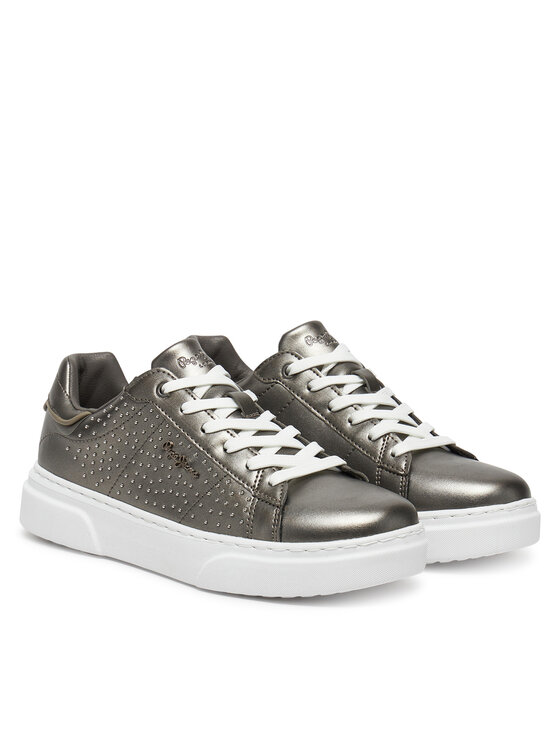 Pepe Jeans Снікерcи Pepe Jeans Eaton Gala PLS00039 Сірий
