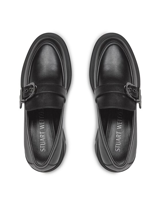 Stuart Weitzman Īsi apavi Stuart Weitzman Maverick Soho Loafer SF624 Melns